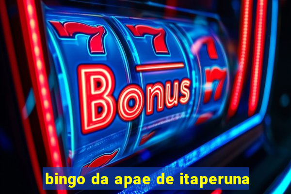 bingo da apae de itaperuna